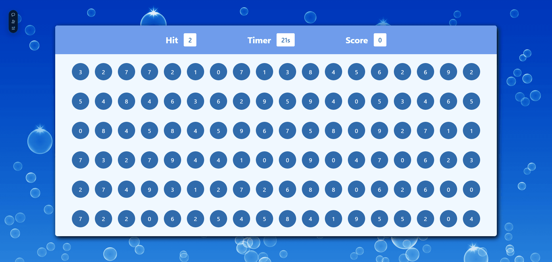 Bubble Game