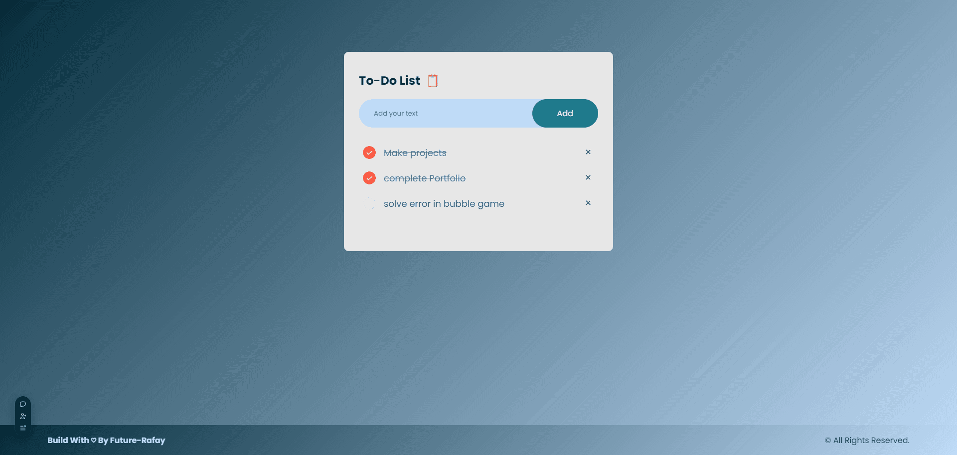 Todo List App